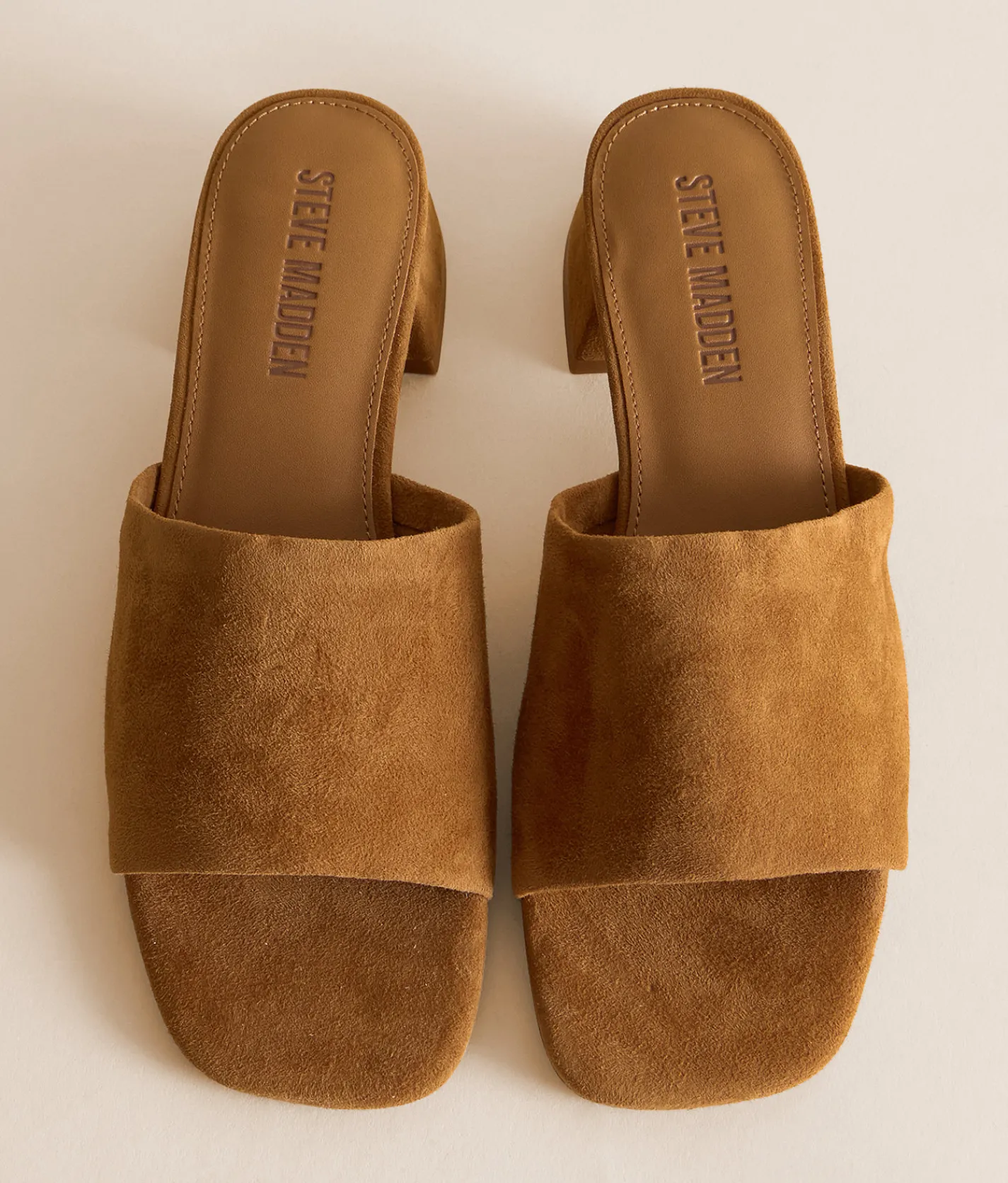 Shoes | Steve Madden Montgomery Heeled Sandal Chestnut Suede