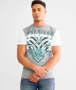 Graphic T-Shirts | American Fighter Montross T-Shirt Heather Grey White