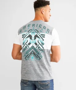 Graphic T-Shirts | American Fighter Montross T-Shirt Heather Grey White