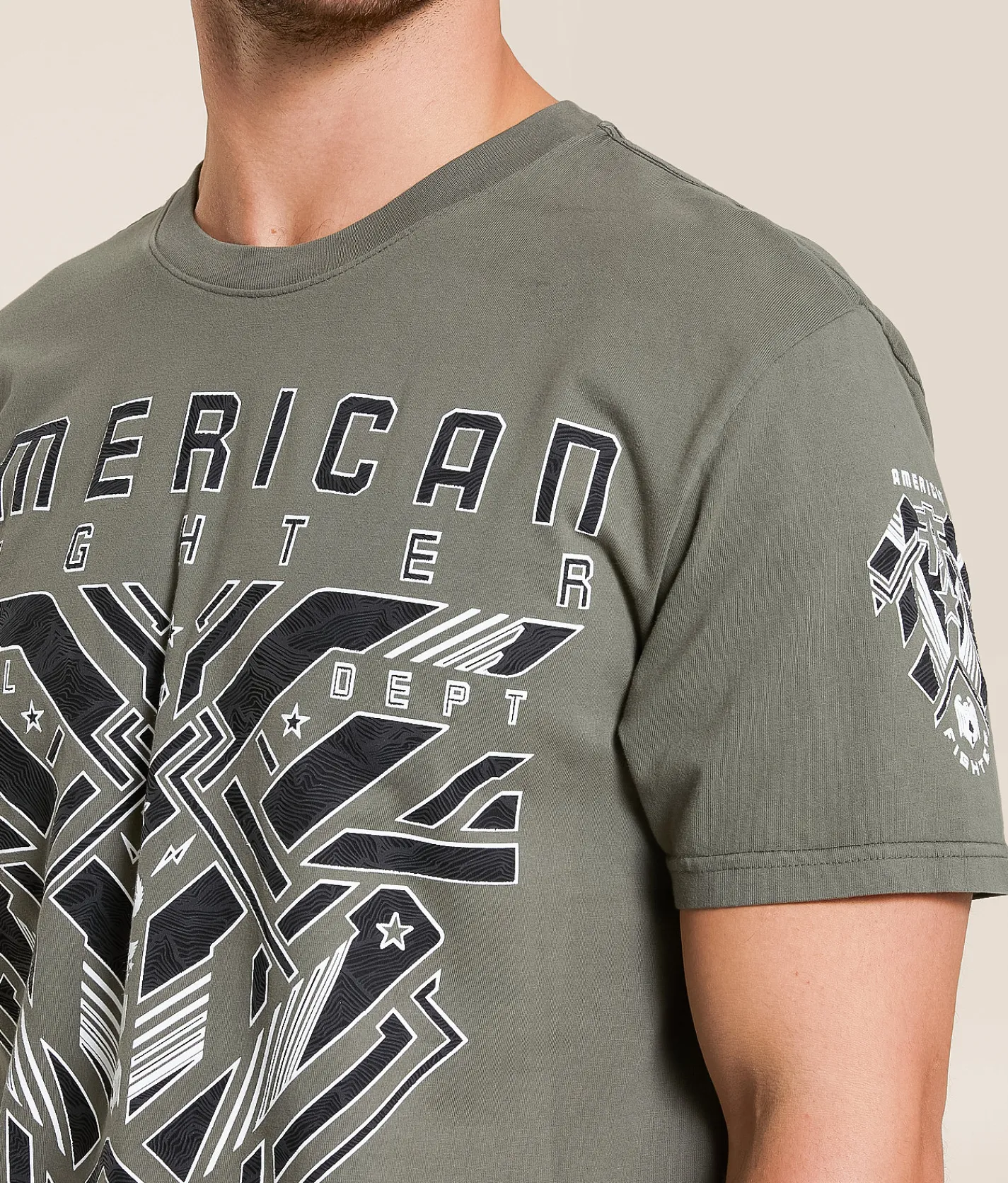 Graphic T-Shirts | American Fighter Montross T-Shirt Moonmist