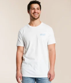 Graphic T-Shirts | Ariat Monument Knit T-Shirt White