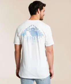 Graphic T-Shirts | Ariat Monument Knit T-Shirt White