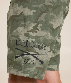 Howitzer Camo Stretch Boardshort Moonmist Hot