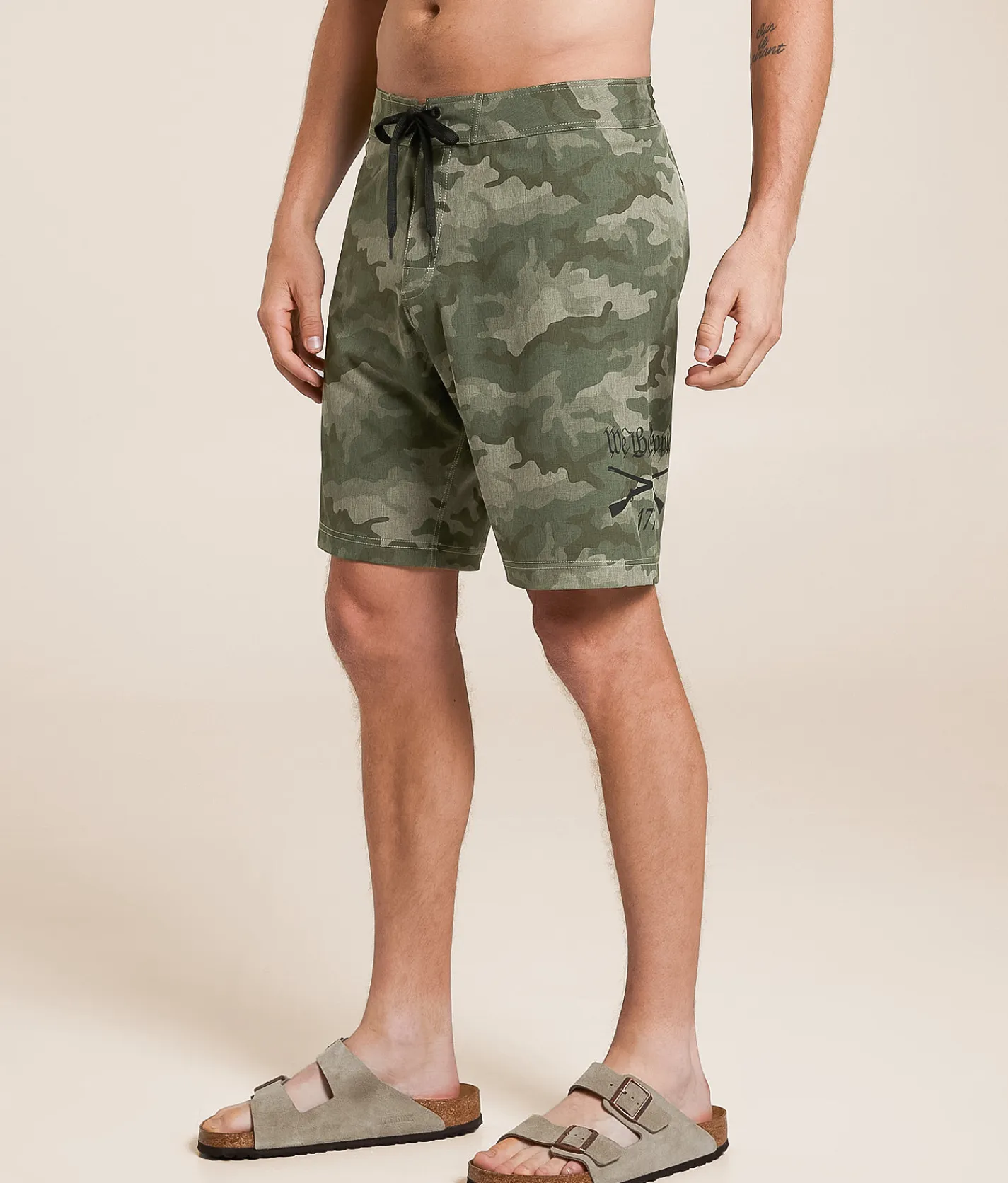 Howitzer Camo Stretch Boardshort Moonmist Hot