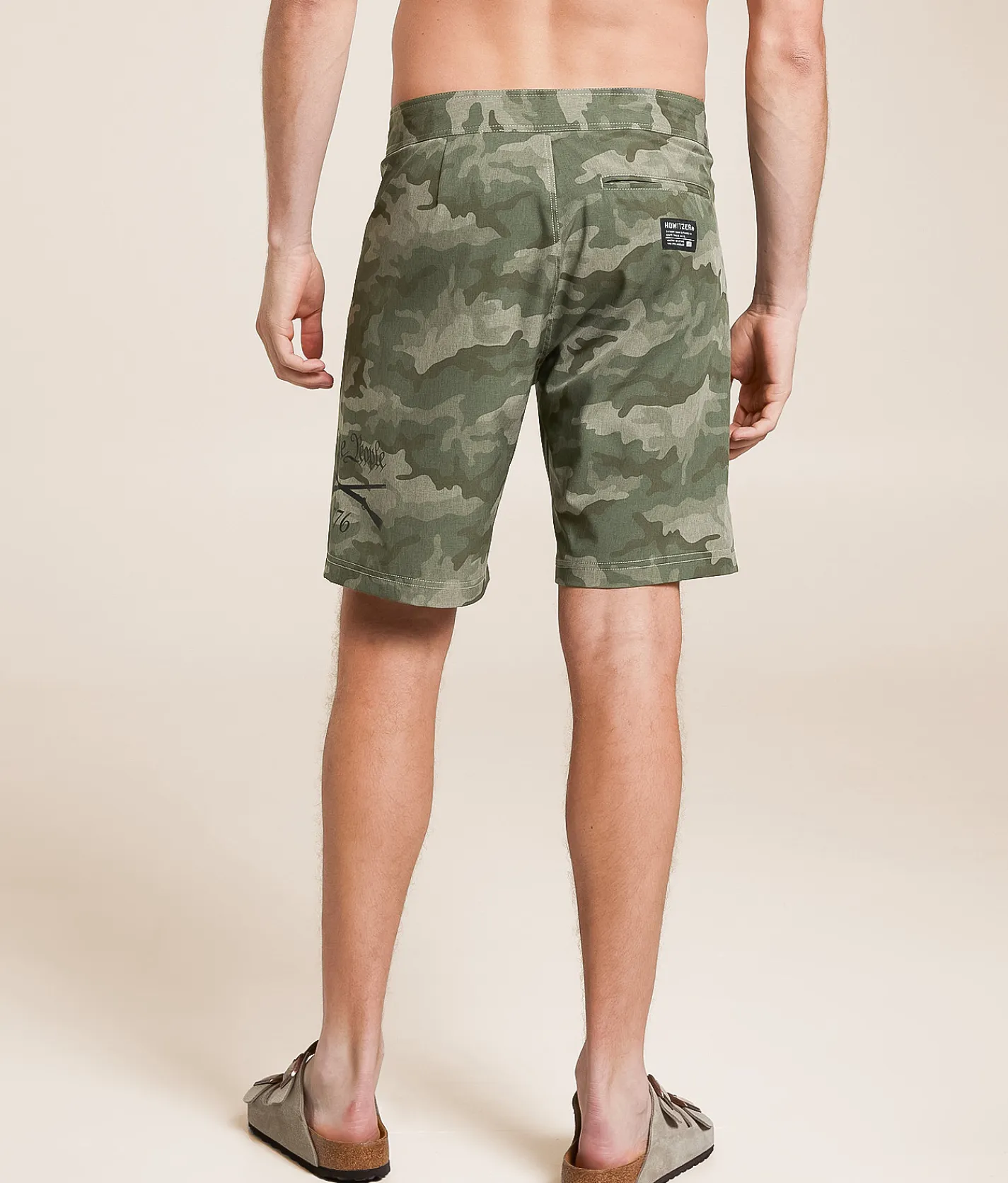 Howitzer Camo Stretch Boardshort Moonmist Hot