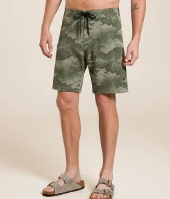 Howitzer Camo Stretch Boardshort Moonmist Hot