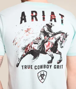 Ariat More Cowboy Thank You T-Shirt Quiet Tide Clearance