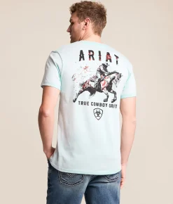 Ariat More Cowboy Thank You T-Shirt Quiet Tide Clearance