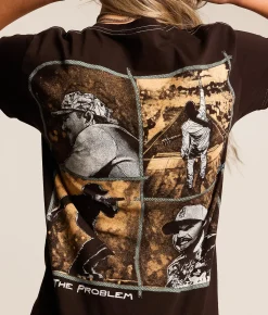 Bravado Morgan Wallen Band T-Shirt Brown Outlet