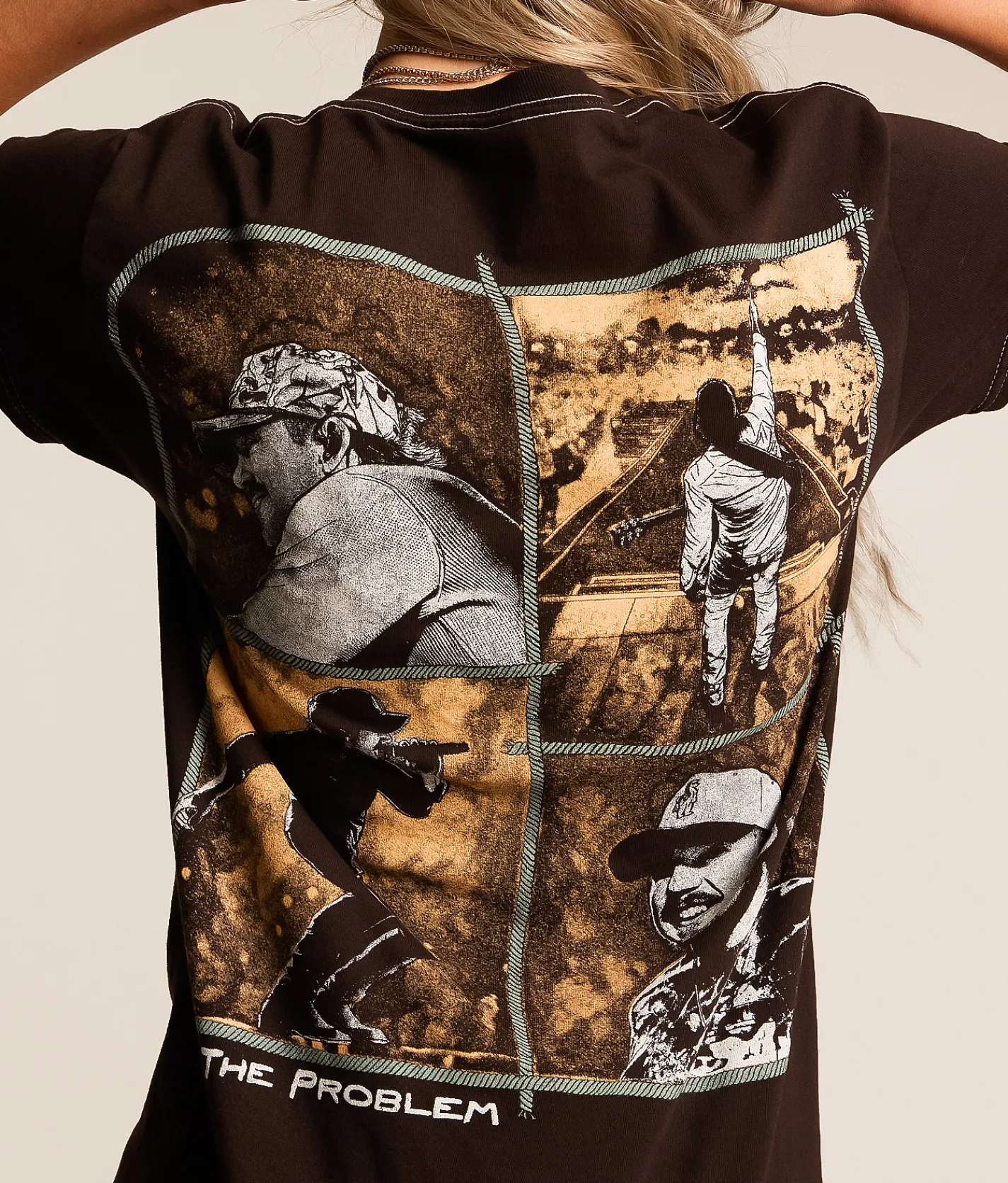 Bravado Morgan Wallen Band T-Shirt Brown Outlet