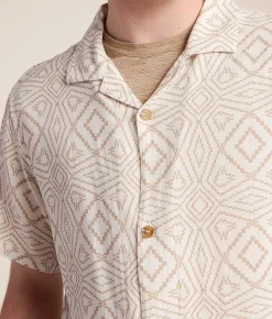 Tops | Rhythm Mosaic Shirt Tobacco