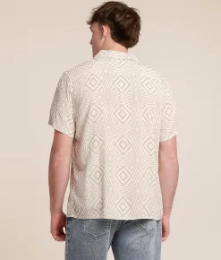 Tops | Rhythm Mosaic Shirt Tobacco