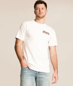 Seager Mossy Oak Bird Dog T-Shirt White Sale