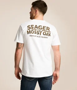Seager Mossy Oak I.O.F. T-Shirt White Best