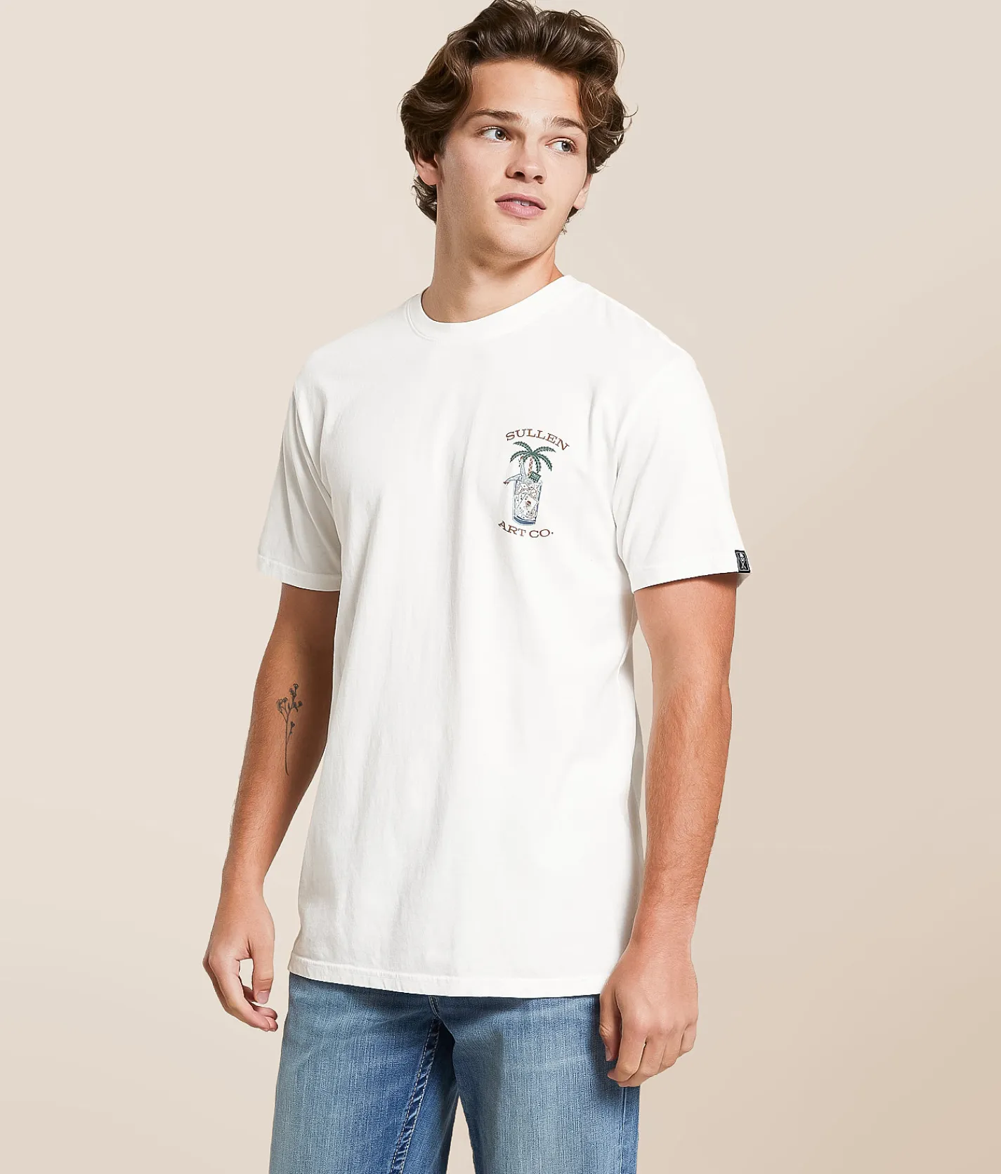 Sullen Motel T-Shirt Antique White Online
