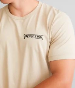 Pendleton Motif T-Shirt Tan Sale
