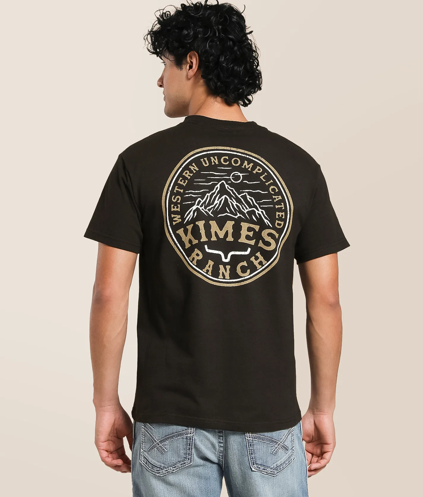 Kimes Ranch Mountain Badge T-Shirt Black Best