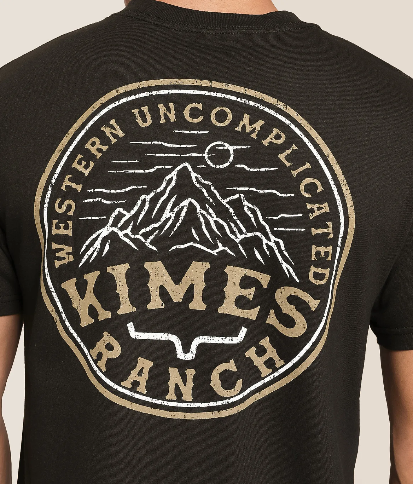Kimes Ranch Mountain Badge T-Shirt Black Best