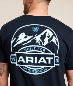 Ariat Mountaineer T-Shirt Navy Ink Hot