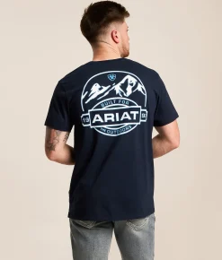 Ariat Mountaineer T-Shirt Navy Ink Hot