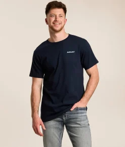 Tops | Ariat Mountaineer T-Shirt Navy Ink