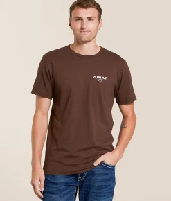 Tops|Graphic T-Shirts | Ariat Mountain Forest T-Shirt Puce