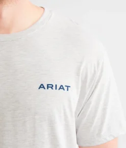 Ariat Mountain Man T-Shirt Ash Online