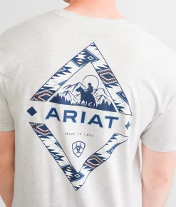 Ariat Mountain Man T-Shirt Ash Online