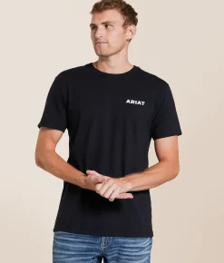 Tops|Graphic T-Shirts | Ariat Mountain Pass T-Shirt Black