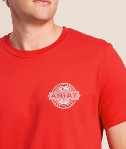 Ariat Mountain Seal T-Shirt Mars Red