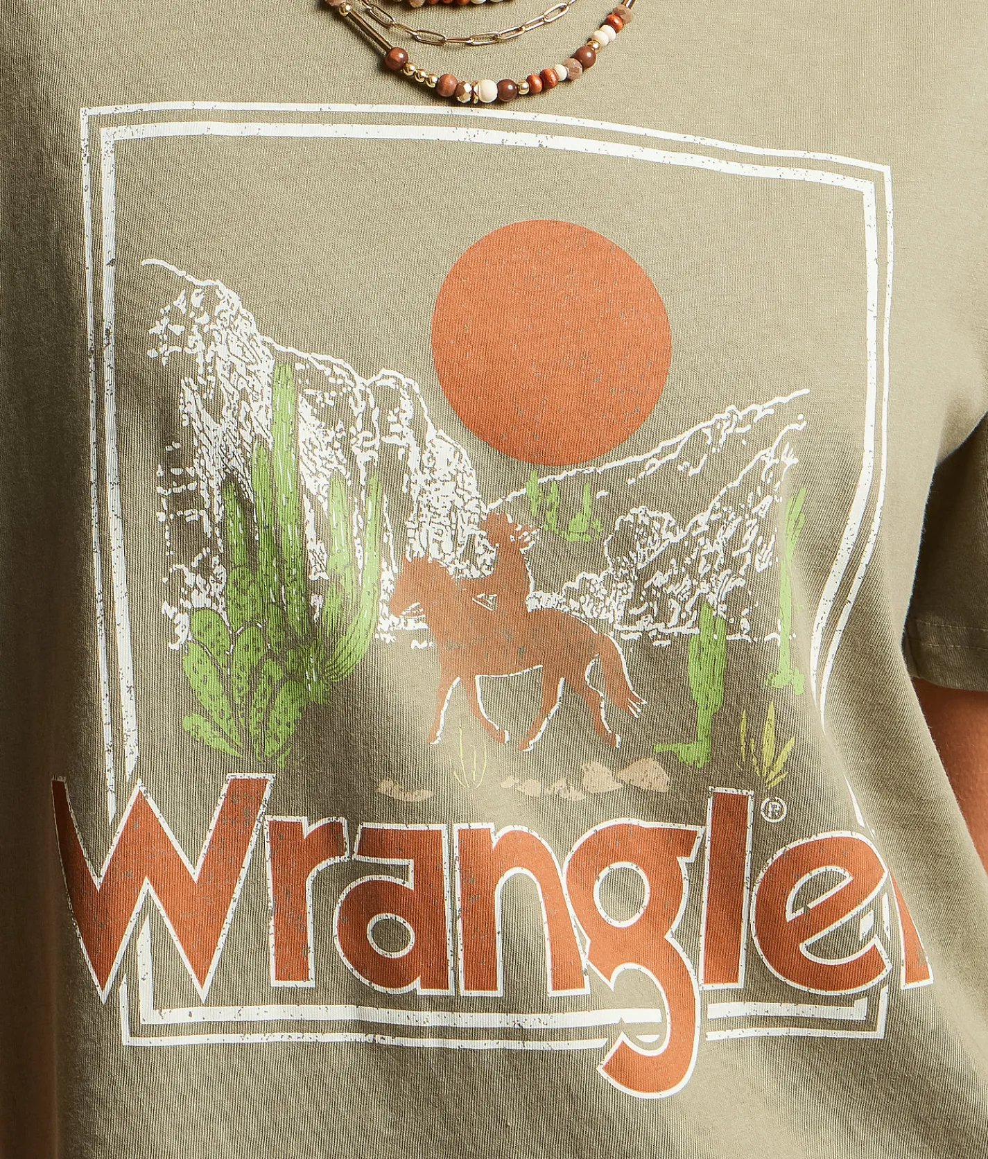 Tops | Wrangler® Mountain T-Shirt Lichen Green