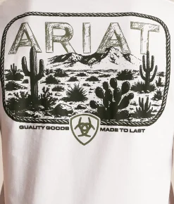 Ariat Mount Saint Barbo T-Shirt White Outlet