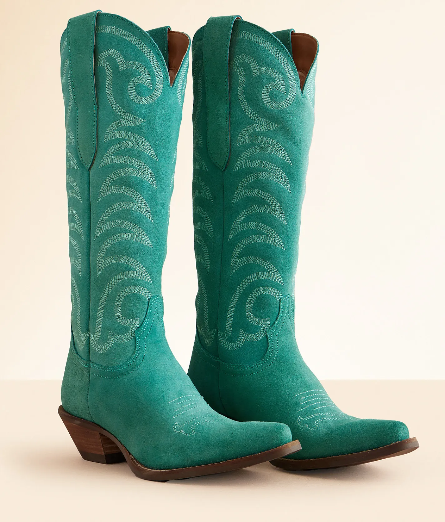 Dingo Movin' On Leather Western Boot Green Clearance