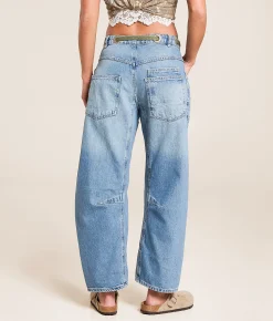 Jeans | Free People Moxie Low Slung Pull On Jean Truest Blue