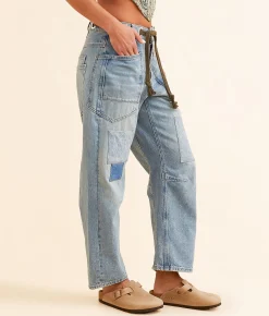 Free People Moxie Low Slung Pull On Jean Nighthawk Clearance