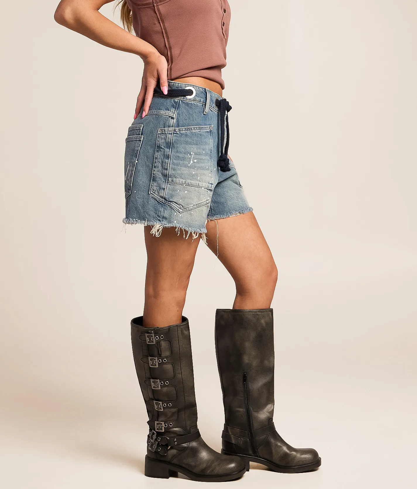 Shorts|Bottoms | Free People Moxie Short Timeless Blue
