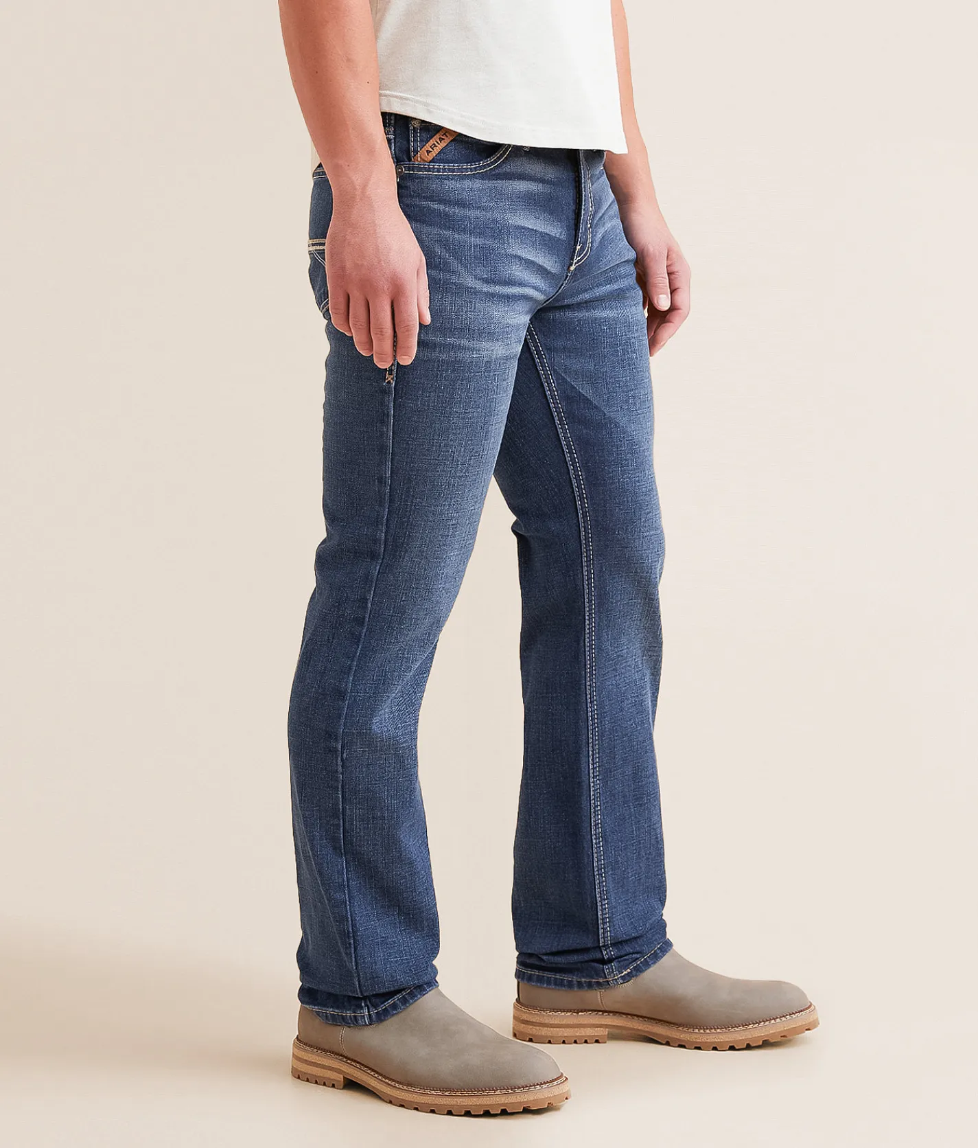 Ariat M8 Straight Stretch Jean Champ Discount