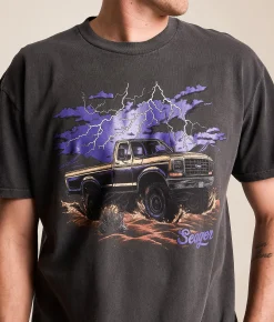 Seager Mud Romp T-Shirt Pigment Black Online