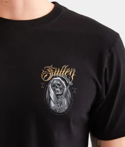 Sullen Muerte Reaper T-Shirt Jet Black Online