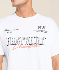 Tops|Graphic T-Shirts | American Classics Muhammad Ali Heavyweight Champ T-Shirt White