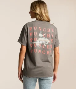 Hooey Mustang T-Shirt Dark Grey Best