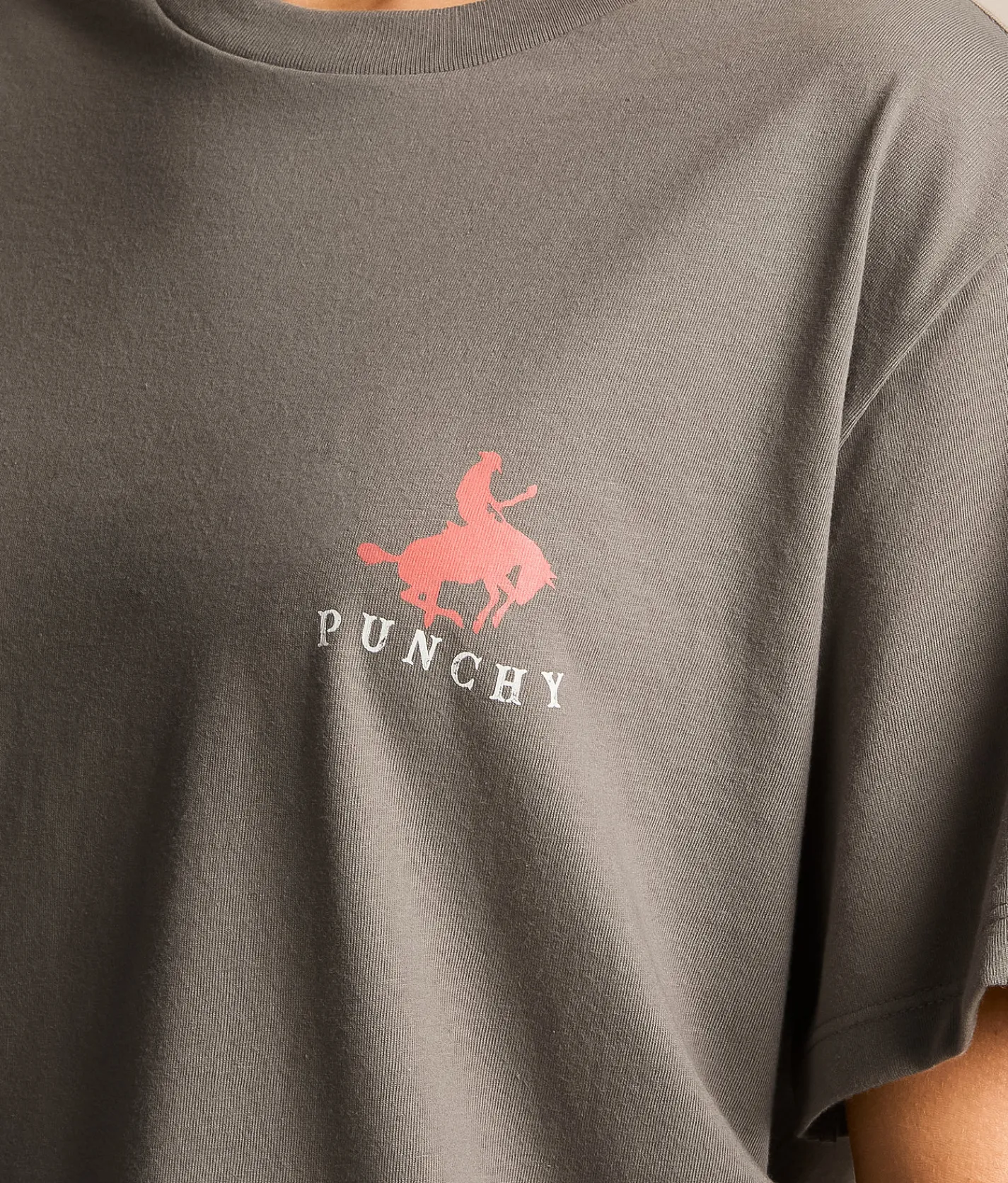 Hooey Mustang T-Shirt Dark Grey Best