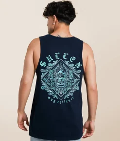 Sullen Muy Caliente Tank Top Obsidian Outlet