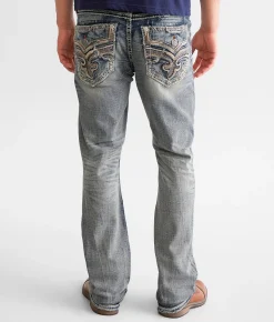 Rock Revival Mylo Stacked Slim Boot Stretch Jean Mylo TS202 Online