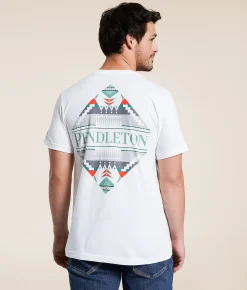 Graphic T-Shirts | Pendleton Mystic Lake T-Shirt White