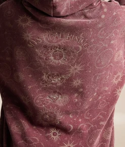 Tops | Modish Rebel Mystic Rising Hooded Sweatshirt Washed Purple