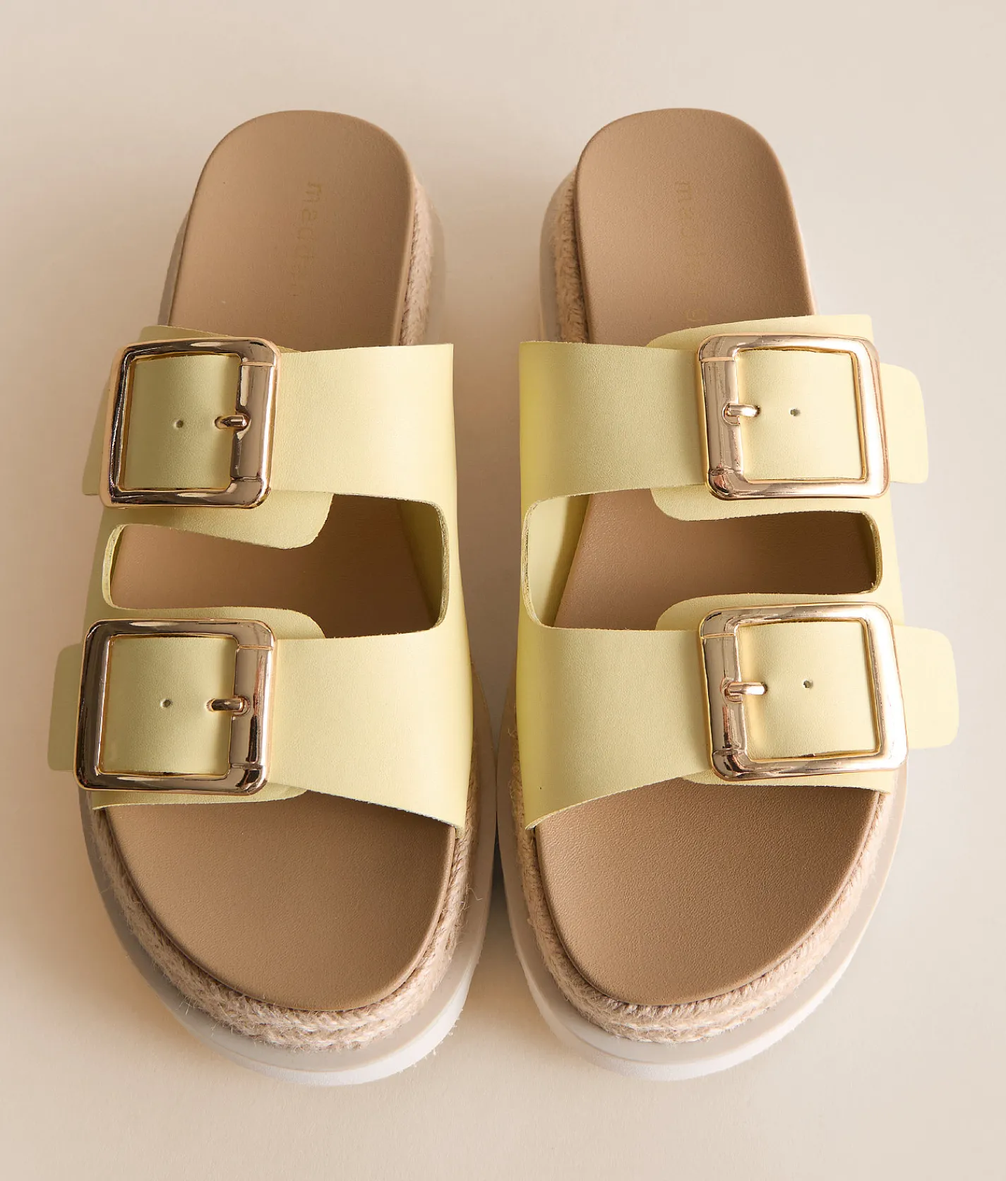 Madden Girl Mythicall Platform Sandal Lemon Clearance