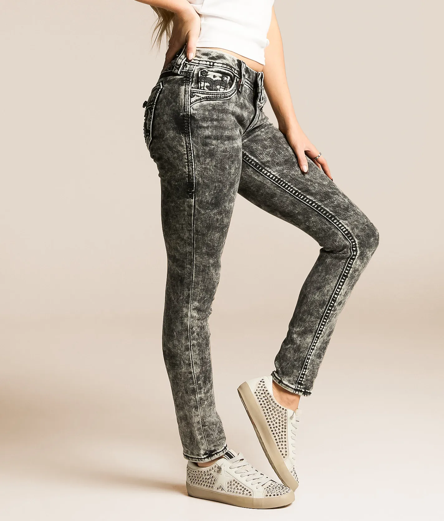 Rock Revival Nadine Low Rise Skinny Stretch Jean Nadine S221 Sale
