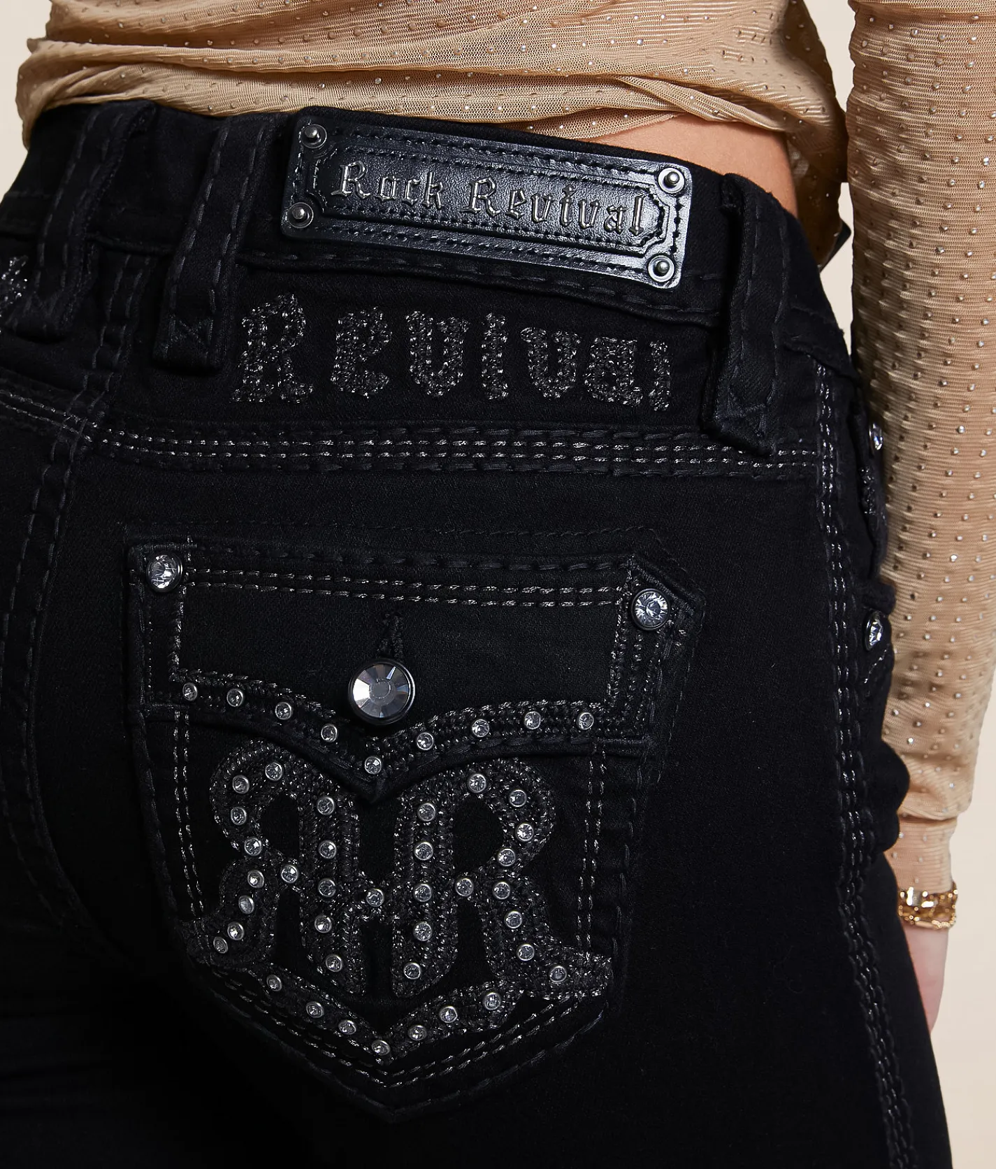 Jeans|Bottoms | Rock Revival Nadine Mid-Rise Boot Stretch Jean Nadine MB220