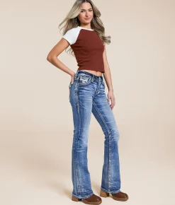 Jeans|Bottoms | Rock Revival Nadine Mid-Rise Boot Stretch Jean Nadine MB216
